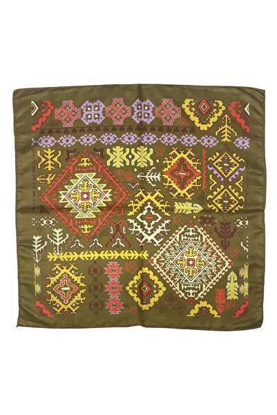 Sultan İpek وشاح / باندانا منقوشة بنمط الكليم 52×52