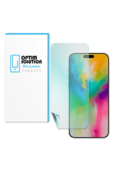 Optim Solution Hydrogel Film for Apple iPhone 16, Silicone, Clear