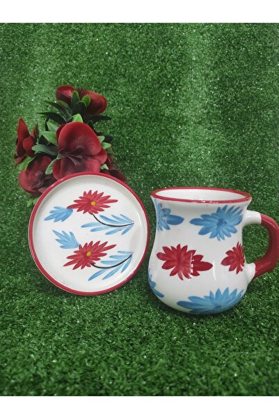 Home Coffee Cup with Saucer, Large 280ml Model