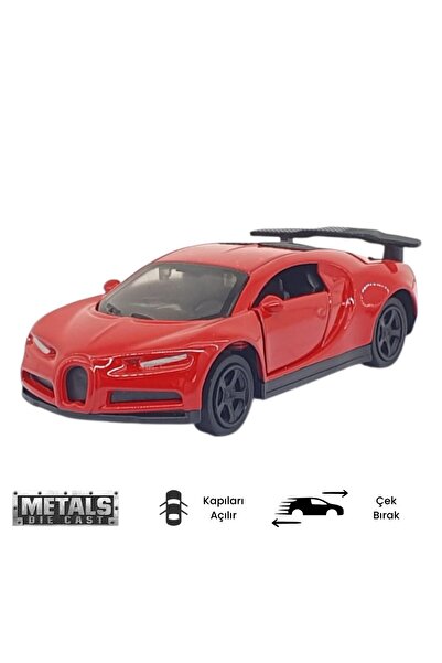 Vardem Pull and Drop Metal Small Cars 8 cm - 6411A - Red