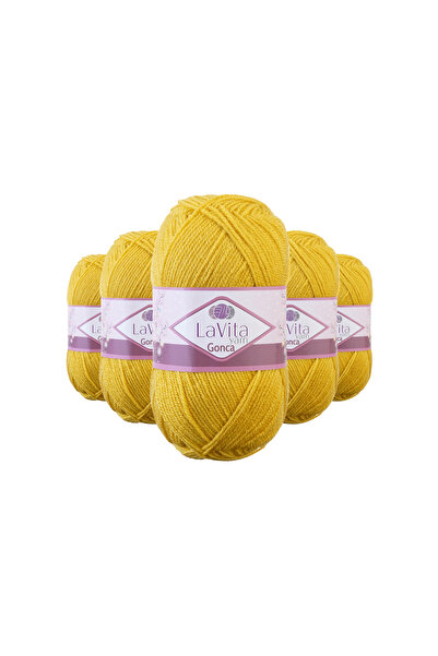 LaVita Yarn Νήμα για πλέξιμο στο χέρι Gonca 100% Ακρυλικό 500γρ 5 ΤΕΜΑΧΙΑ (20...