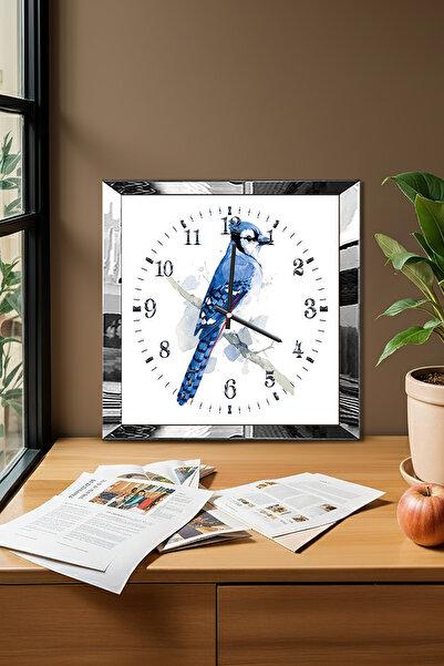 Zevahir Mobilya Dekorasyon Ceas de perete decorativ din MDF cu tematică de pa...