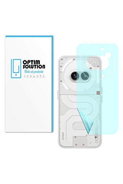 Optim Solution Folie Hidrogel Spate pentru Nothing Phone 2a, Silicon, Clear