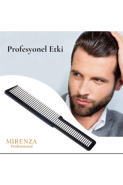mirenza cosmetic Hairdresser Hair Cutting Comb Professional Green Durable Anti-Frizz Hair Styling Comb