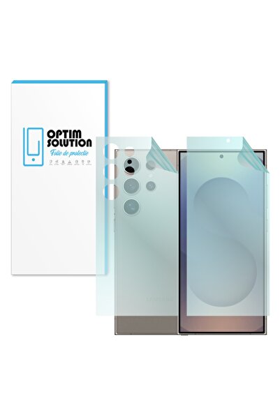 Optim Solution Μεμβράνη υδρογέλης εμπρός-πίσω για Samsung Galaxy S25 Ultra, σ...