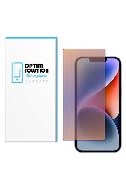 Optim Solution Top Anti-BlueRay Film for Apple iPhone 14, Crystal Clear Tempe...