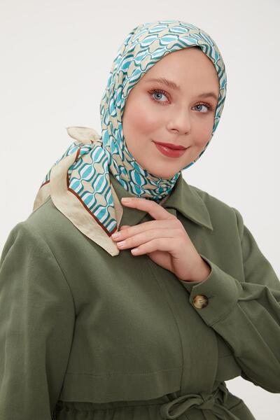 Levidor وشاح حريري بنمط بيضاوي من المودال