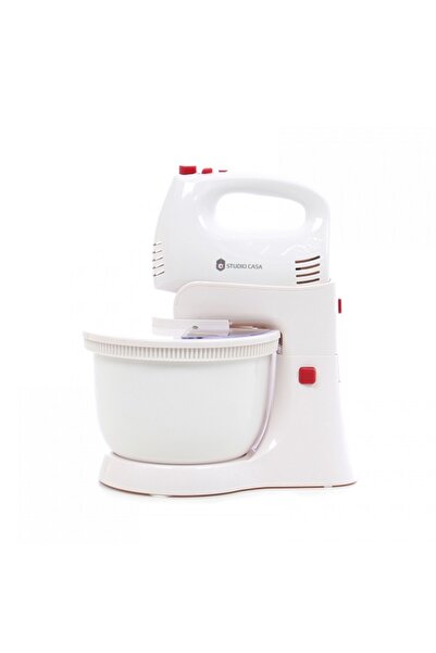 Studio Casa Hand mixer, with 2.5 l bowl, 300 W, 5 speed settings, turbo function, 2 kneading hooks, 2...