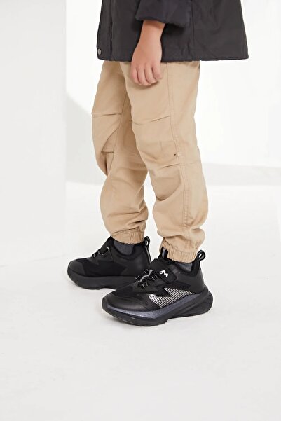 Marco Kids Унисекс детски черни удобни маратонки