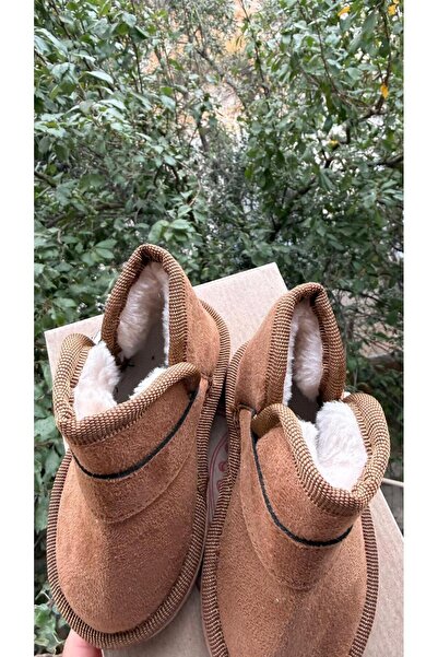ÖZDE shoes Kışlık içi kürklü ultra rahat cırtlı tokalı çocuk botu