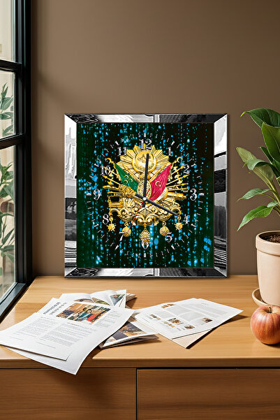 Zevahir Mobilya Dekorasyon Ceas de perete decorativ din MDF cu tematică Ottom...