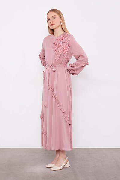 Levidor Φόρεμα Cupra με λεπτομέρεια λουλουδιών από πούδρα