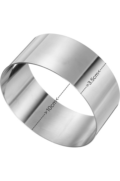 Gemi ticaret Stainless Steel New York Croissant Mold 4 Pieces