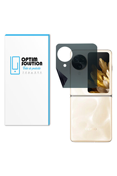 Optim Solution Folie Hidrogel Privacy Ecran Spate pentru Oppo Find N3 Flip, A...