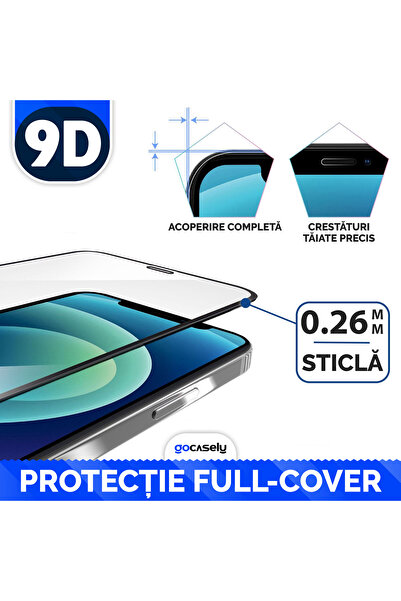 OEM Σετ 2 γυάλινων μεμβρανών για iPhone XR / 11 Full-Cover 9D 3D, αντι-δακτυλικά αποτυπώματα, αντικραδασμικά