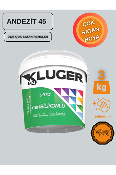 MZF KLUGER ULTRA MAT SİLİKONLU İÇ CEPHE BOYASI - SİLİNEBİLİR BOYA 3KG