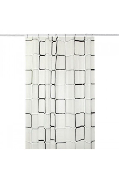 OEM Shower Curtain, Dimensions 180 x 180 cm, 12 Hooks, White