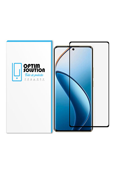 Optim Solution Folie Sticla securizata Gallant 5D pentru Realme 12 Pro Plus, Negru