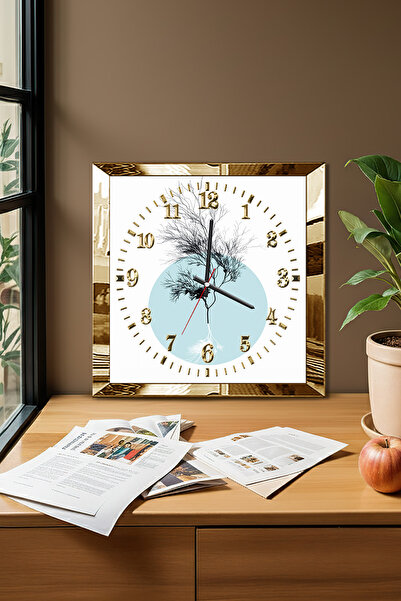 Zevahir Mobilya Dekorasyon Ceas de perete decorativ din MDF cu tematică Ramă ...