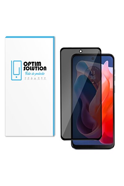 Optim Solution Фолио за поверителност за Motorola Moto G34, стъклено, Anti-Sp...
