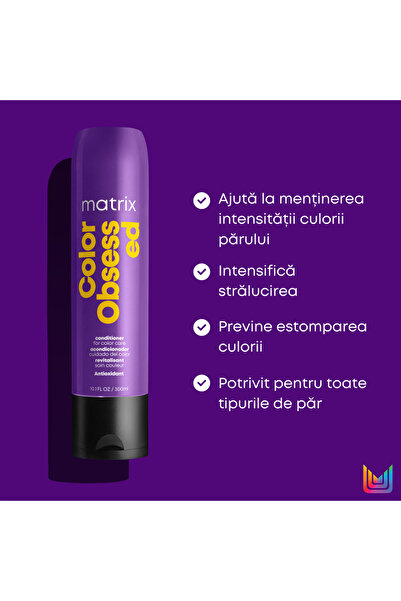 Matrix Matrix, Color Obsessed Conditioner-Balsam Profesional Antioxidant Pentru Par Vopsit, 300 ml