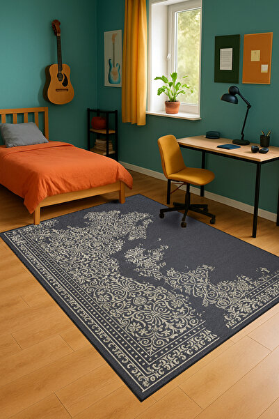 Rugs Modern Halı MOSSO Παραδοσιακό Μοτίβο με Σχέδια, Υφαντή Βάση, Vintage Δια...