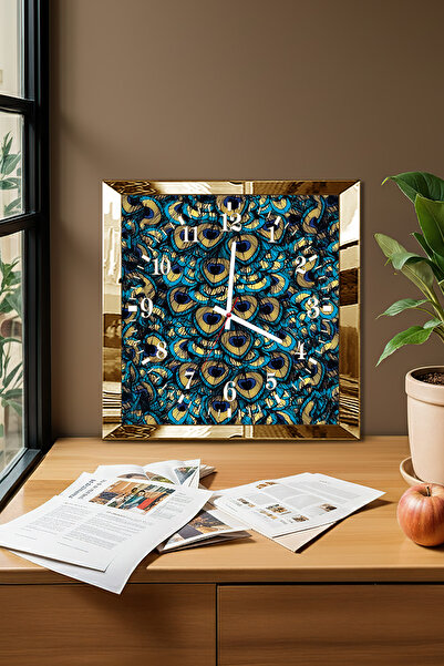 Zevahir Mobilya Dekorasyon Ceas de perete decorativ din MDF cu tematică cu pe...