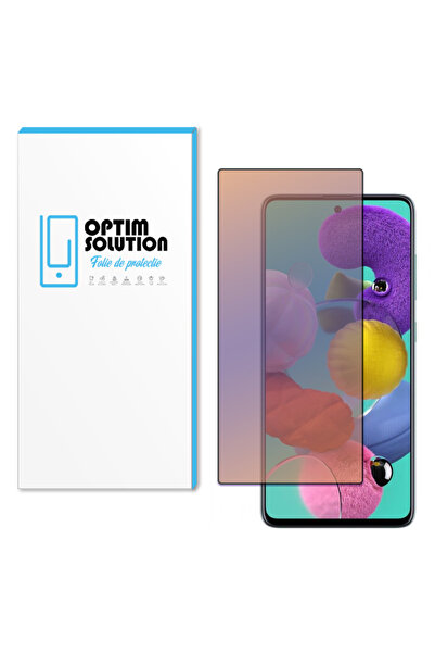 Optim Solution Folie Top Anti-BlueRay pentru Samsung Galaxy A51 4G / 5G, Stic...