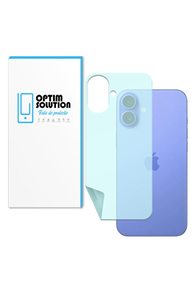 Optim Solution Μεμβράνη Υδρογέλης Πίσω για Apple iPhone 16 Plus, Σιλικόνη, Δι...
