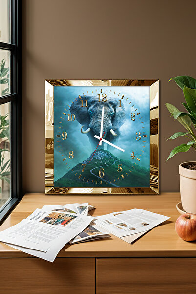 Zevahir Mobilya Dekorasyon Ceas de perete decorativ din MDF cu tematică Forța...