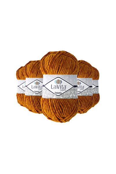 LaVita Yarn Velurex Simli Νήμα Πλεξίματος στο χέρι 90% Πολυεστέρας 10% Lurex ...