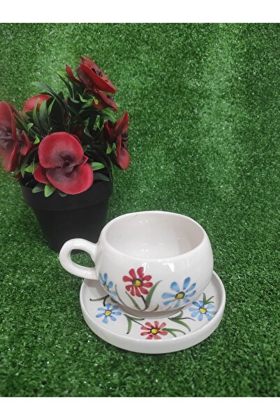 Home فنجان قهوة طراز ياس مع صحن