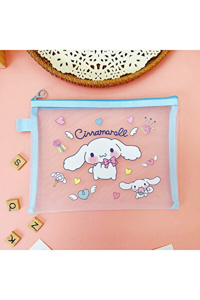 Livava Cinnamoroll Transparent Stationery Bag, Blue, 24X18
