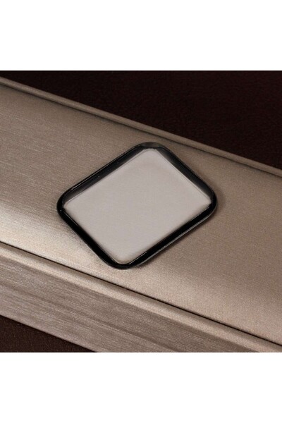 Apple Watch Series 2/3 Glass Film 42 mm adhesive on the edge Black