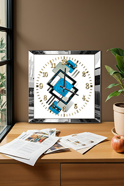 Zevahir Mobilya Dekorasyon Ceas de perete decorativ din MDF cu tematică cu fo...