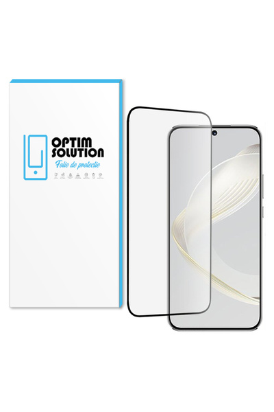 Optim Solution Folie Sticla securizata Gallant 5D pentru Huawei nova 12s, Negru