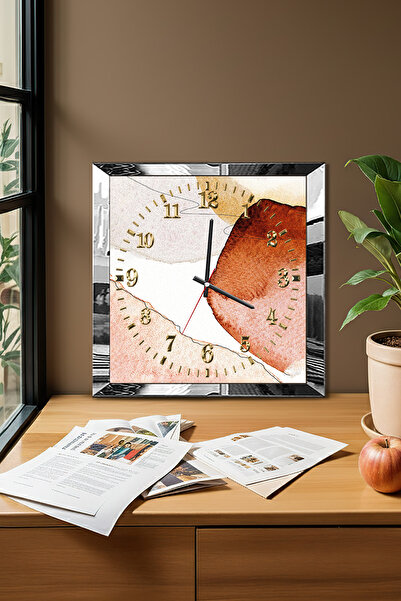 Zevahir Mobilya Dekorasyon Ceas de perete decorativ din MDF cu tematică Rhyth...