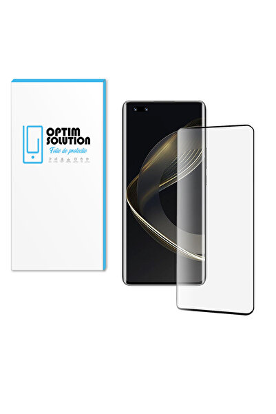 Optim Solution Folie Sticla securizata Gallant 5D pentru Huawei nova 11 Pro, Curved Screen, Negru
