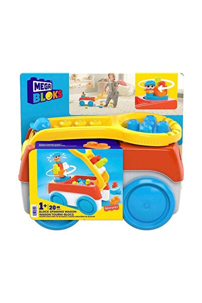 Mega Bloks Block Spinning Wagon Toy Building Set