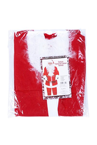 Flippy ® Santa Claus Costume for Men, Adult, 5 Pieces, Polar Fleece