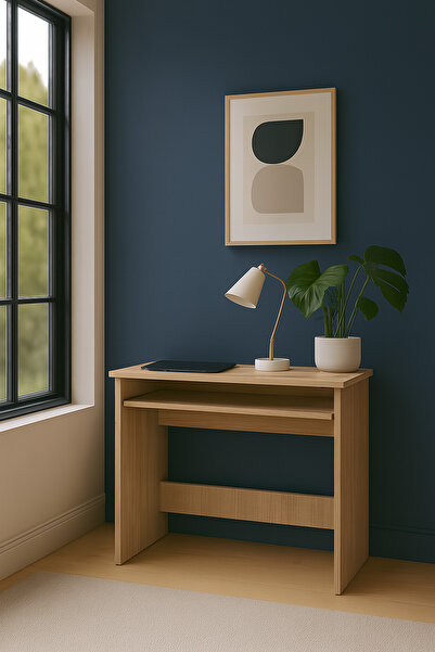 UnicSpot Birou Ivett, stejar alb, 80x48x73 cm