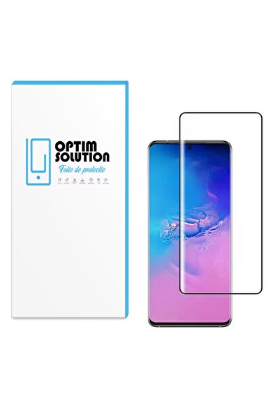 Optim Solution Folie Sticla securizata Gallant 5D pentru Samsung Galaxy S20 Ultra, Curved Screen, Negru