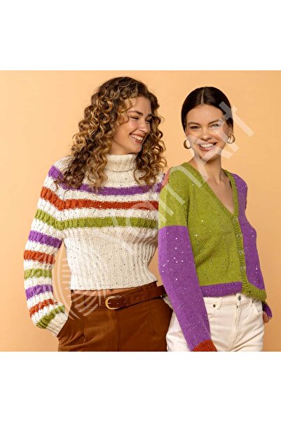 Yarnart Alpaca Gold Paillettes 50Gr 180Mt Hand Knitting Yarn