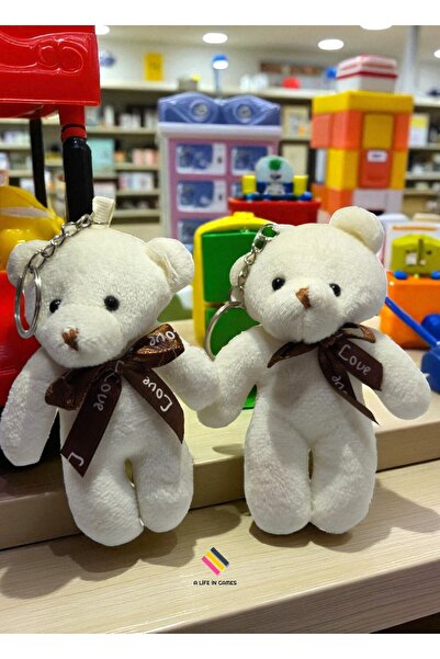 a life in games Set of 2 Teddy Bear Keychains – Plush Teddy Bear Keychain |   Valentine's Day & Birthday Gift