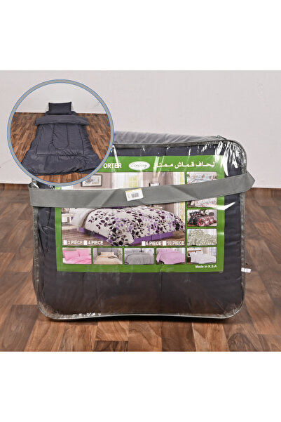 Generic 3-piece Quilt Set Single Size Gray Color - Soft and Lightweight National Fabric with High Quality