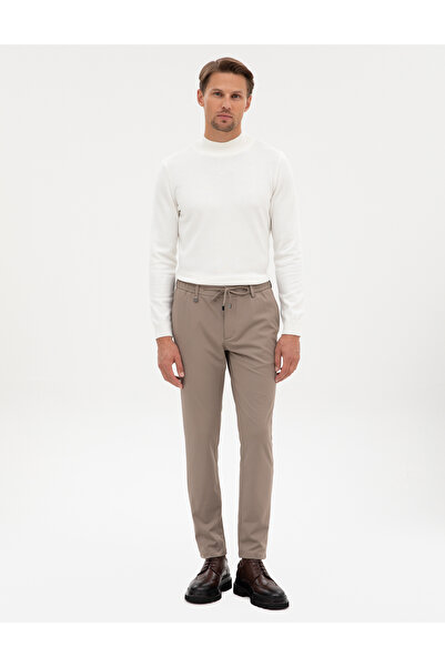 Pierre Cardin Bej Slim Fit Klasik Jogger Pantolon 50317618-VR011