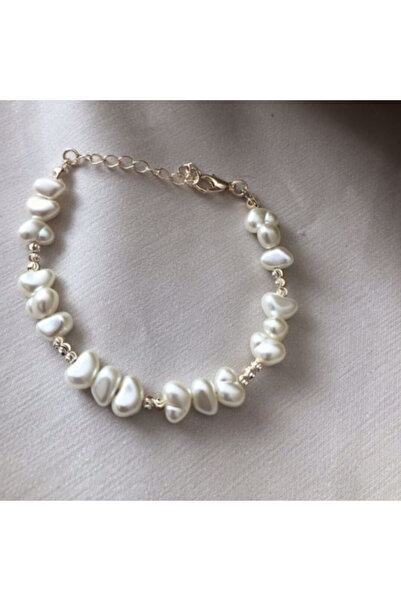 Hmd Gold Color Baroque Pearl Bracelet