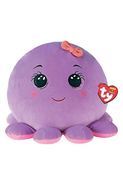 TY Πελούς παιχνίδι Squishy Beanies Ροζ χταπόδι 35εκ.
