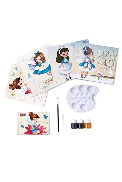 OEM AS Watercolor Painting Set, Fairies, 11 Pieces, Multicolor, Recommended Age 6+
