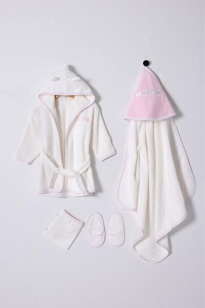 U.S. Polo Assn. U.S. Polo Assn Дівчачий дитячий халат, екрю